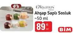 OKYANUS HOME AHŞAP SAPLI SOSLUK 50 ML 6'LI fiyat ve kampanya bilgisi